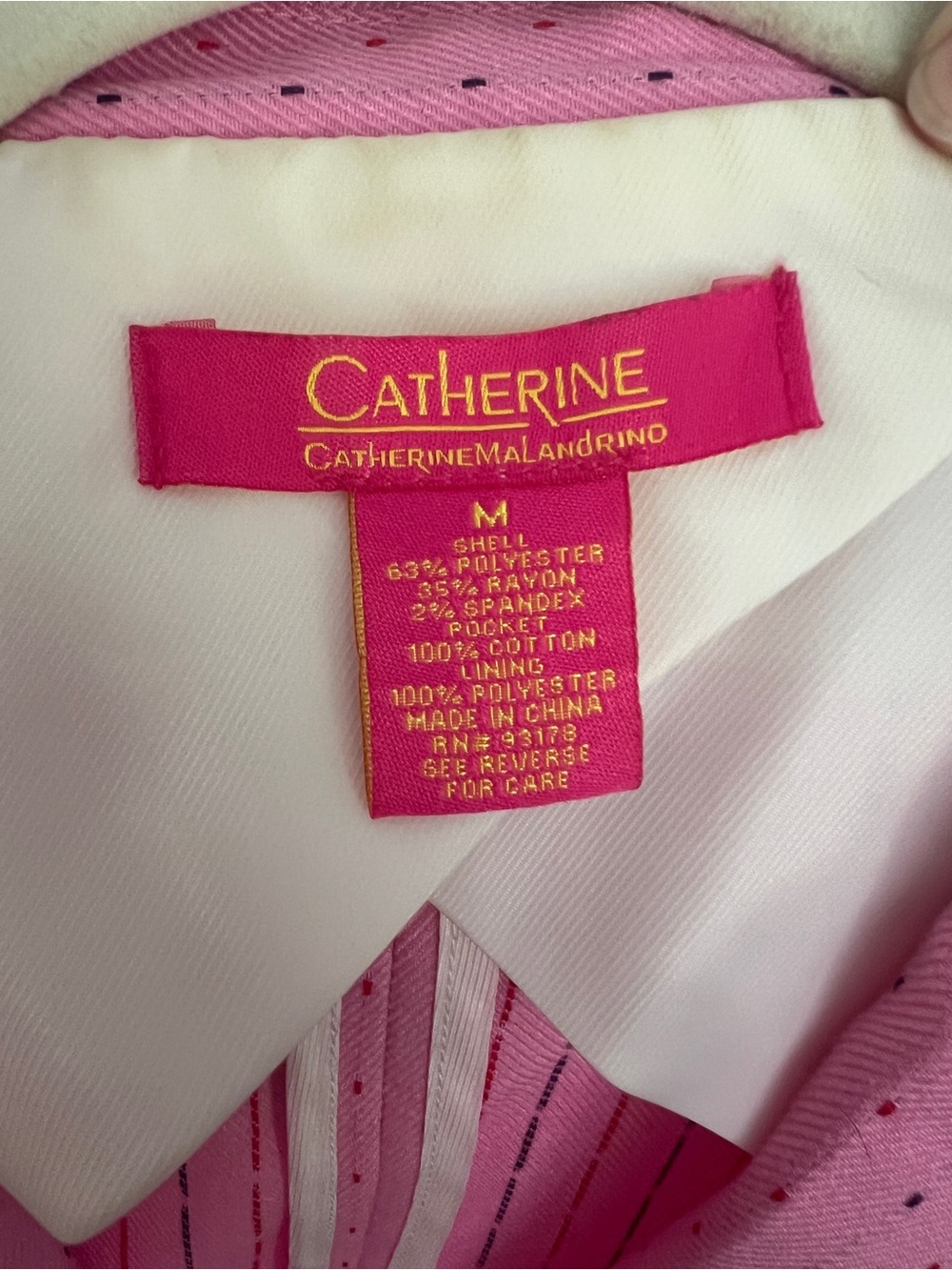 Pink Single-Button Blazer - Picture 2 of 3